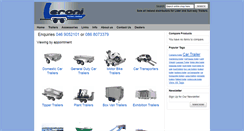 Desktop Screenshot of leronitrailers.ie